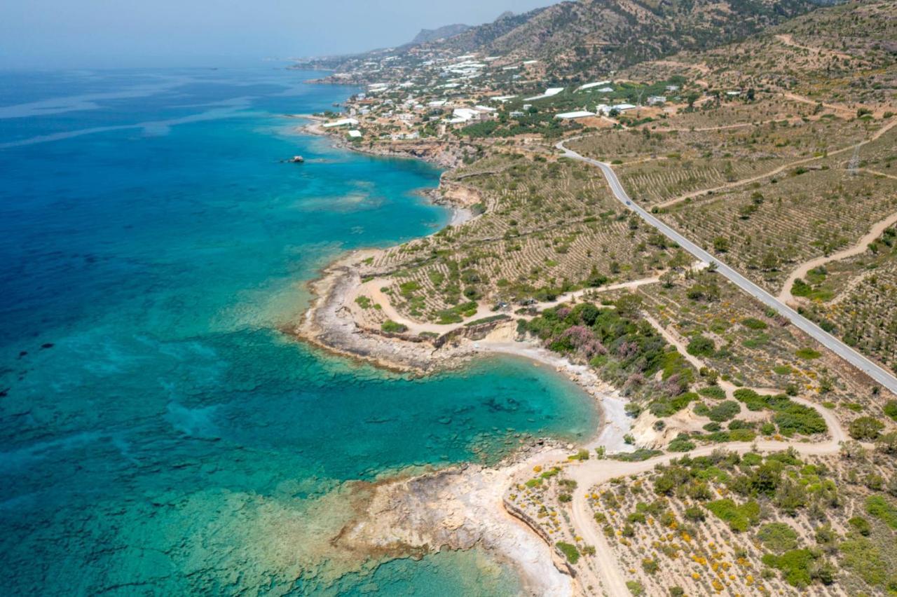 Sea View Pine House Villa Makrýgialos Exteriör bild