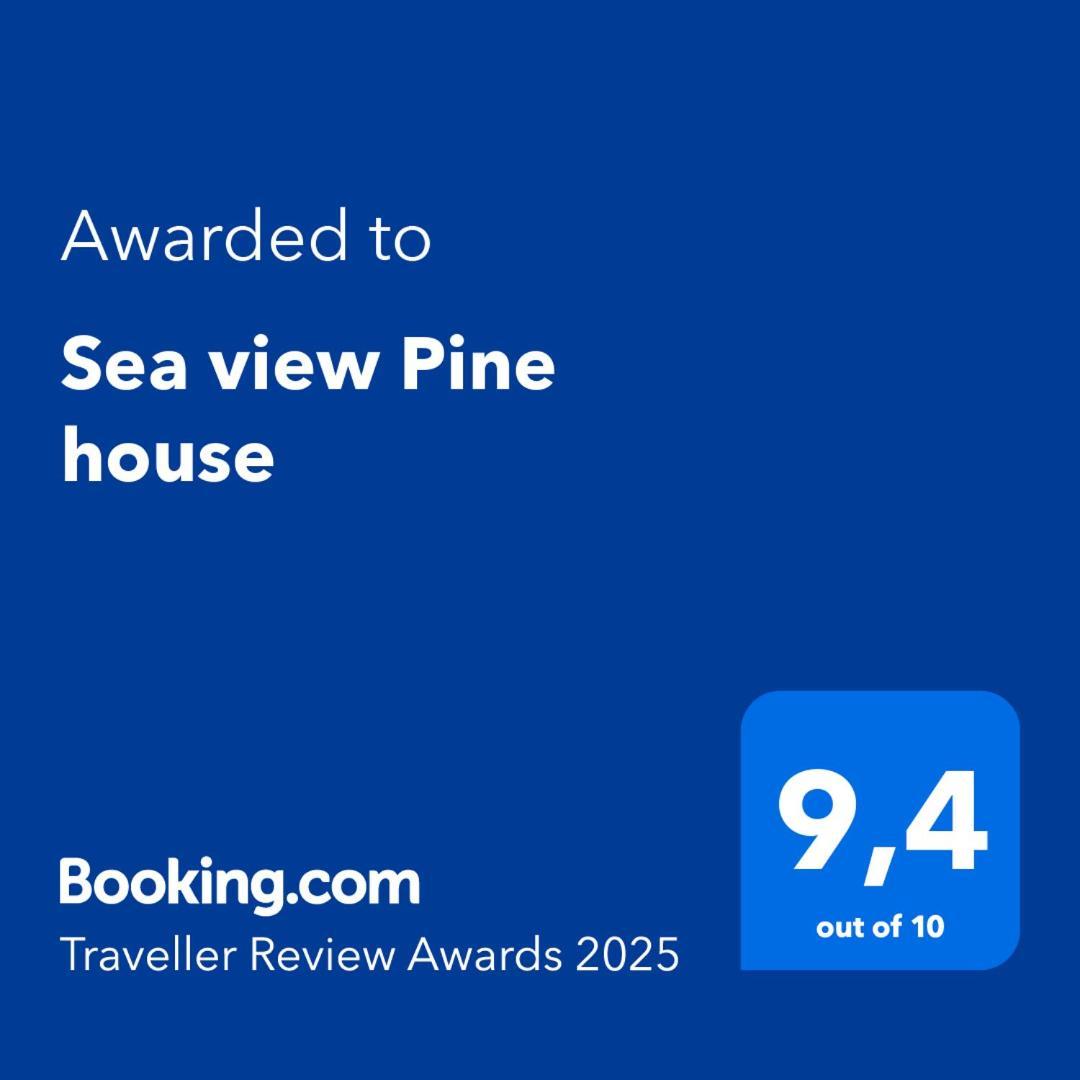 Sea View Pine House Villa Makrýgialos Exteriör bild